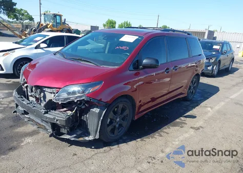 2020 Toyota Sienna Se from USA, damaged, VIN 5TDXZ3DC8LS053685